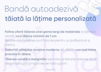 banda autoadeziva latime personalizata buretoasa orabond 1811 s0 125cm