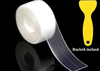 banda de etansare transparenta pentru chiuveta sau cada 1