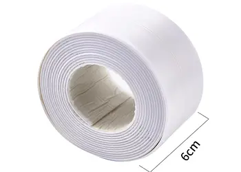 banda de etansare cada sau chiuveta alba 6cm grosime 1