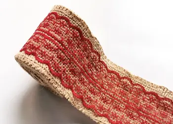 banda iuta cu dantela visinie