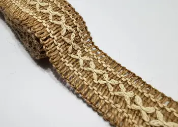 banda iuta impletita model cream