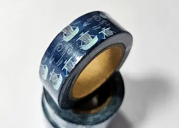 3 benzi washi tape albastre