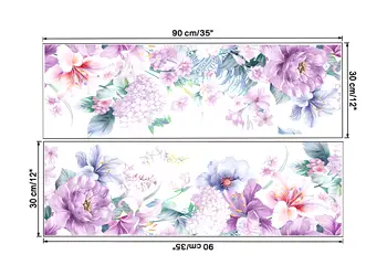 stickere flori lila bordura decorativa