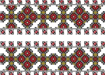 bordura decorativa motive traditionale romanesti