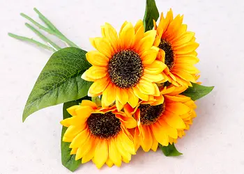 buchet floarea soarelui artificiala