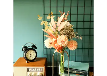 buchet decorativ din plante artificiale 40 cm inaltime