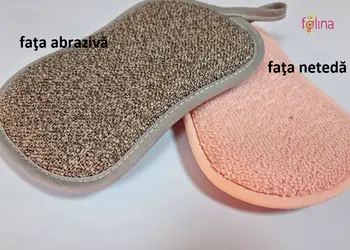 burete cu husa din microfibra 2 fete utilizare universala