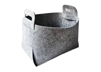 cos depozitare din pasla gri