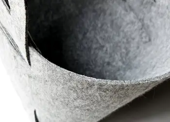 cos depozitare din pasla gri