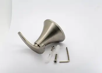 cuier din inox periat suport de perete dublu pentru halate sau prosoape model 2454 1 3737