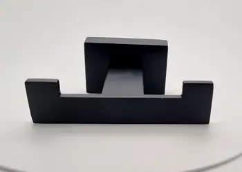 cuier dublu negru suport halat baie 1