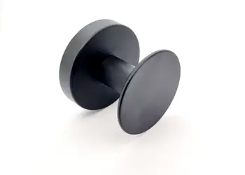 cuier rotund negru suport halat baie 1