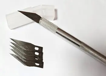 set cutit taiere fina si penseta pentru proiecte handmade si crafting