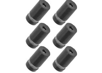 distantier semnalistica inox negru mat 12x25 mm folina