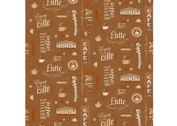 fata de masa bucatarie maro model cafea