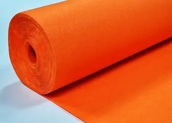 fetru la metru pasla portocalie cu grosime de 1 mm la ime 90cm 1