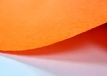 fetru la metru pasla portocalie cu grosime de 1 mm la ime 90cm 1