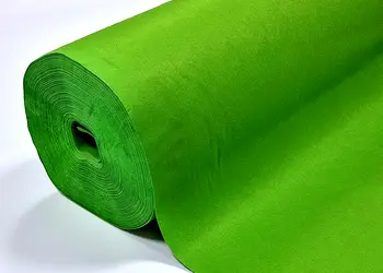 fetru la metru pasla verde brotacel cu grosime de 1 mm la ime 90cm 1