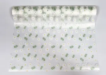 folie protectie impermeabila incolora cu model margarete