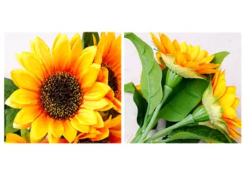 buchet floarea soarelui artificiala