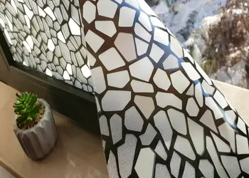 folie geam decorativa autoadeziva mozaic