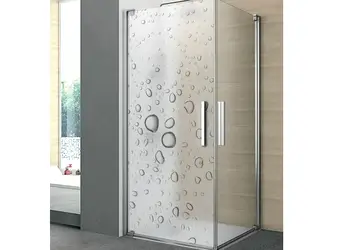 folie cabina dus folina bay gri 100 210 cm