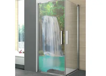 folie cabina dus folina model Cascada tropicala 100 210 cm