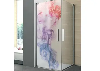 folie cabina dus folina model abstract autoadeziva 100 210 cm