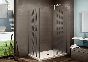 folie cabina dus folina model patratele negre