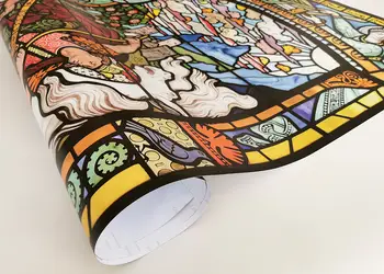 folie-de-geam-autoadeziva-model-vitraliu-bisericesc-sfantul-gheorghe-s0-1174