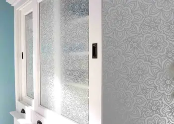 folie geam decorativa flori moderne