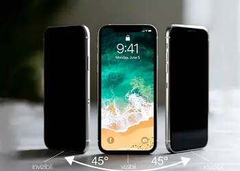 folie de protectie privacy silicon antisoc 9h iphone set 2 buc s00