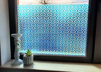 folie geam autoadeziva felicia albastra