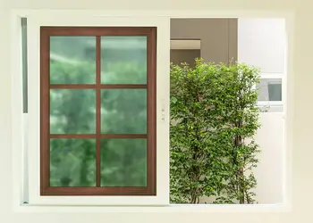 folie geam autoadeziva folina cu model rama maro