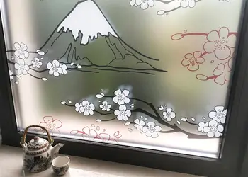 folie geam autoadeziva folina decor asiatic 100 cm latime