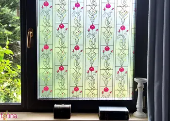 folie geam autoadeziva folina sablare vitraliu clasic