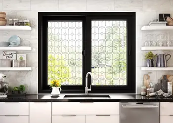 folie geam autoadeziva folina transparent cu model eclectic s00