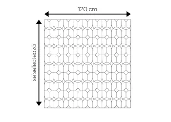folie geam autoadeziva folina transparent cu model eclectic s00