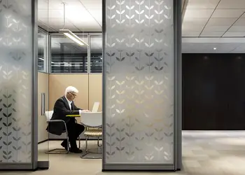 Autocolant sablat model seamless frunze 02