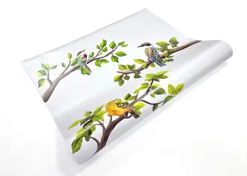 folie geam autoadeziva model crengi si pasari buzunnew sablare tip bordura 50x200cm s00