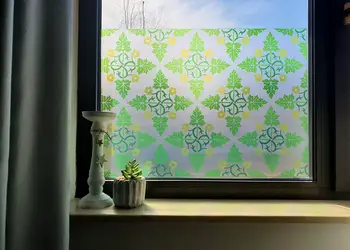 folie geam autoadeziva verde lupe