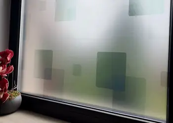 folie geam decorativa forme geometrice