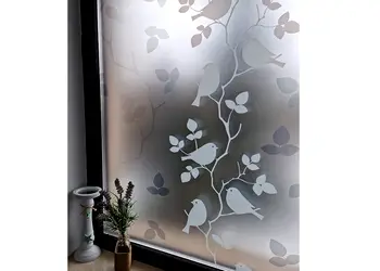 folie geam pasari albe