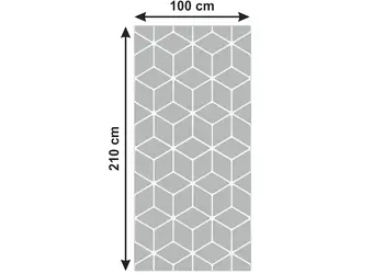 folie sablare usa din sticla cu model geometric