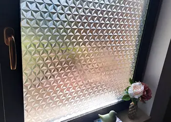 folie geam autoadeziva folina sablare cu model translucid