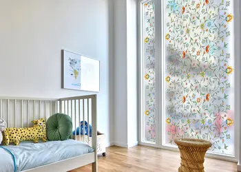 folie sablare usa din sticla model floral campo rola de 100 210 cm