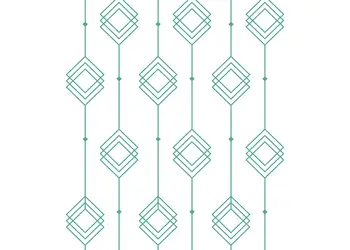 folie geam folina transparenta cu romburi turcoaz