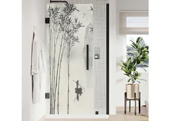 folie gema cabina dus folina sablare cu model peisaj asiatic rola 100x210 cm s00