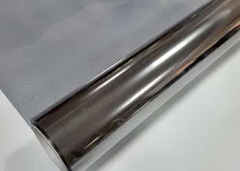 folie protectie solara argintie cu microperforatii