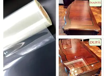 folie autoadeziva transparenta pentru protectie suprafete